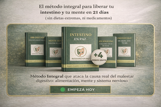 ✨ “Todo lo que necesitás para empezar hoy mismo.” Método integral : Intestino en Paz